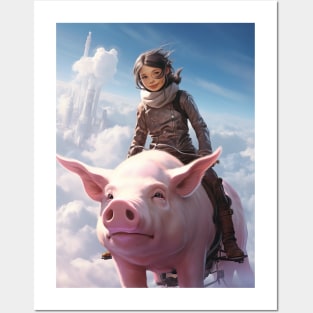 Pig rider Posters and Art